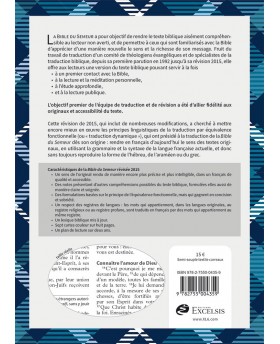 Bible, Version du Semeur 2015, textile souple tissu carreaux, tranche blanche [Relié] Couverture textile semi-souple bleue