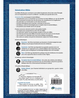 Génération Bible – Grandir dans la foi [Relié]