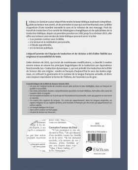 Bible, Version du Semeur 2015, skivertex bleue, avec zip (fermeture à glissière) [Relié]