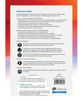 Génération Bible. Grandir dans la foi Version Semeur. Couverture rigide orange Relié