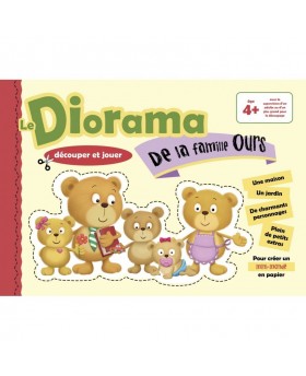 Le diorama de la famille ours