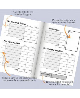 Planificateur de budget -  format A5