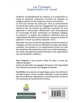 Les 5 langages d'appréciation au travail