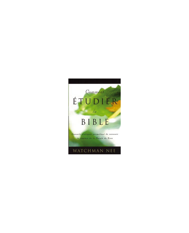 Comment étudier la Bible