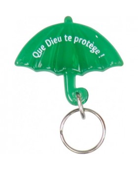 Porte-clés parapluie vert