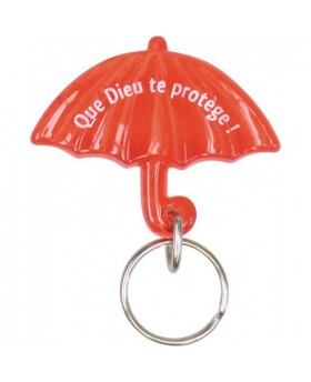 Porte-clés parapluie rouge