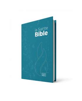 Bible Segond NEG compacte couverture rigide imprimée bleue pacifique