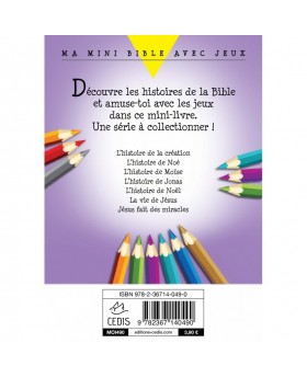Ma mini Bible avec jeux - L'histoire de Moïse
