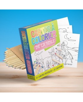 Cartes à colorier de la Bible