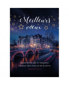 Carte Fin D'année Pont dans...