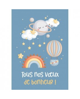 CARTE Avec Message Dessin...